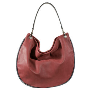 Sac en nubuck bordeaux