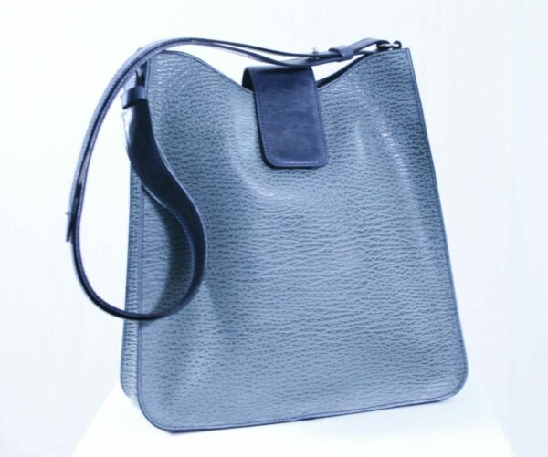 Celine_1 Sac en cuir bleu