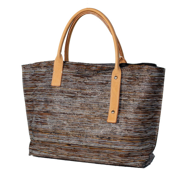 Sac en cuir lamé