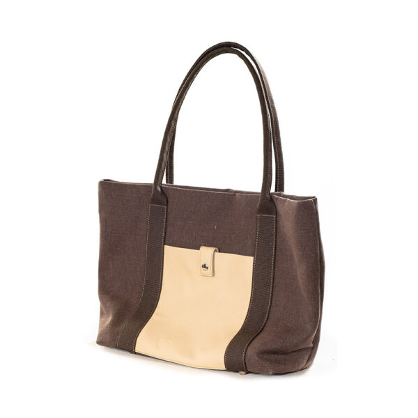 Sac de plage marron