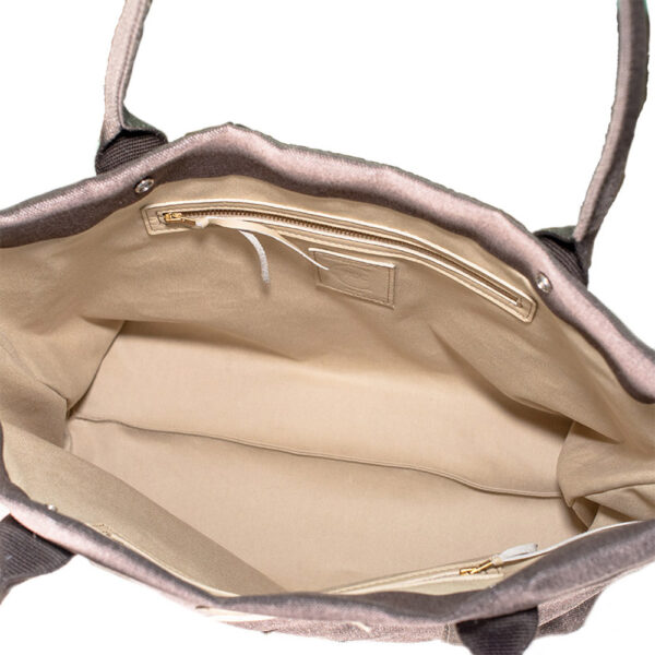 Sac de plage marron